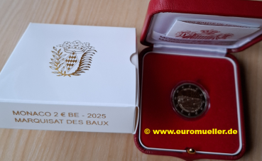 2 Euro Sondermünze Monaco 2025 Baux